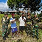 *Bersih Nyaman, Damai Terjaga, Satgas Yonif 521/DY Hadir Bantu Masyarakat Peduli Lingkungan di Distrik Elelim*